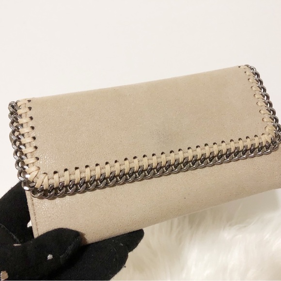 - Authentic Stella McCartney Falabella Beige Long Wallet - Picture 10 of 14